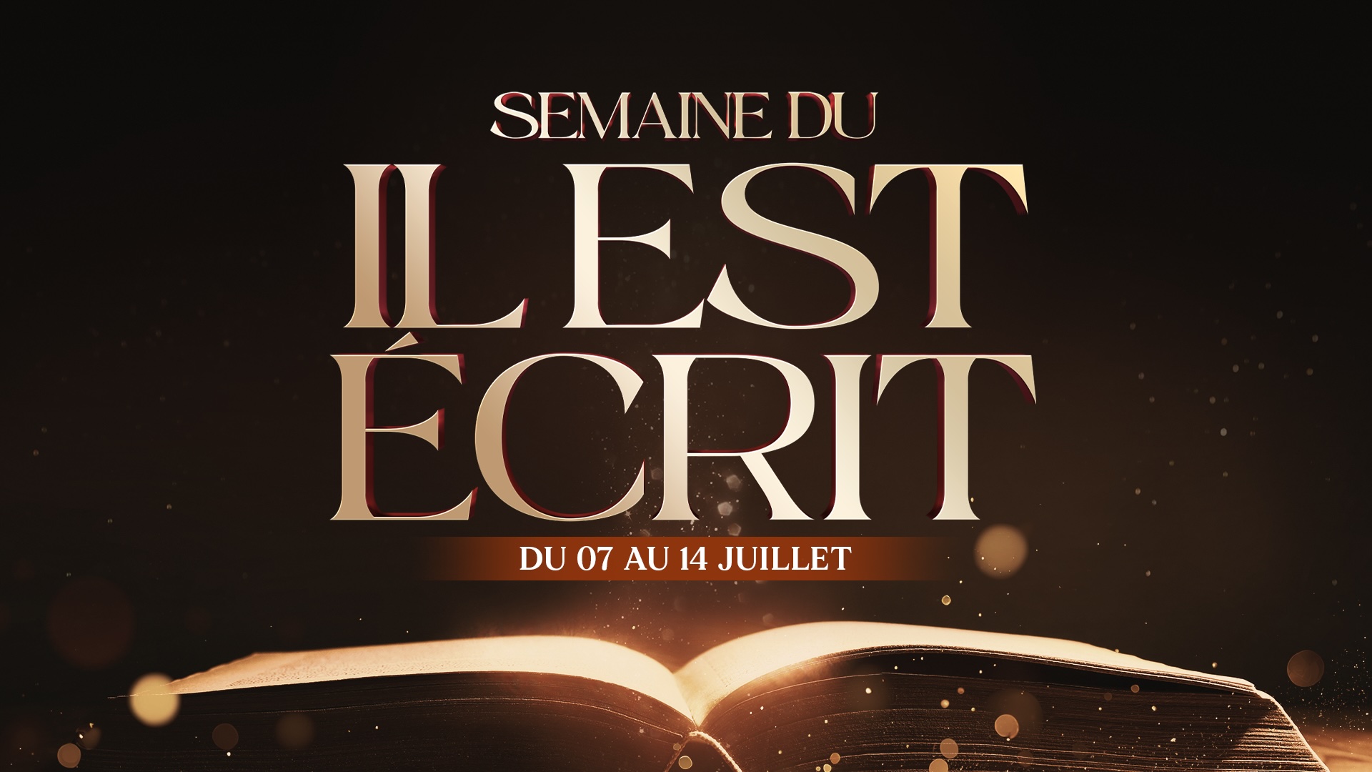 LED – SEMAINE DU IL EST ÉCRIT